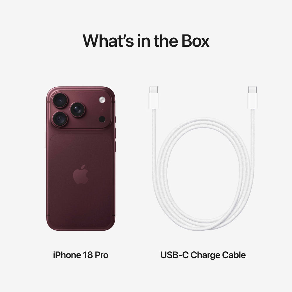 Apple iPhone 18 Pro 256 GB, Burgundy