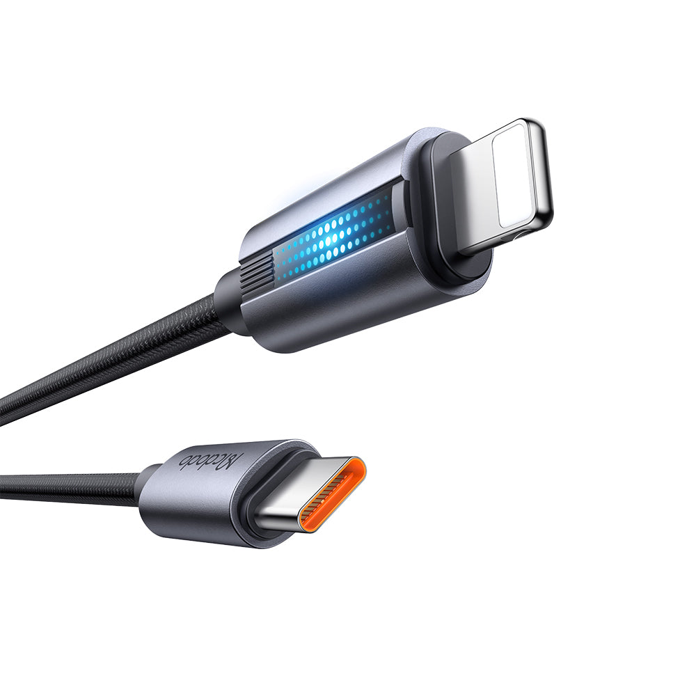 USB-C to Lightning 36W Cable With Breathing Light