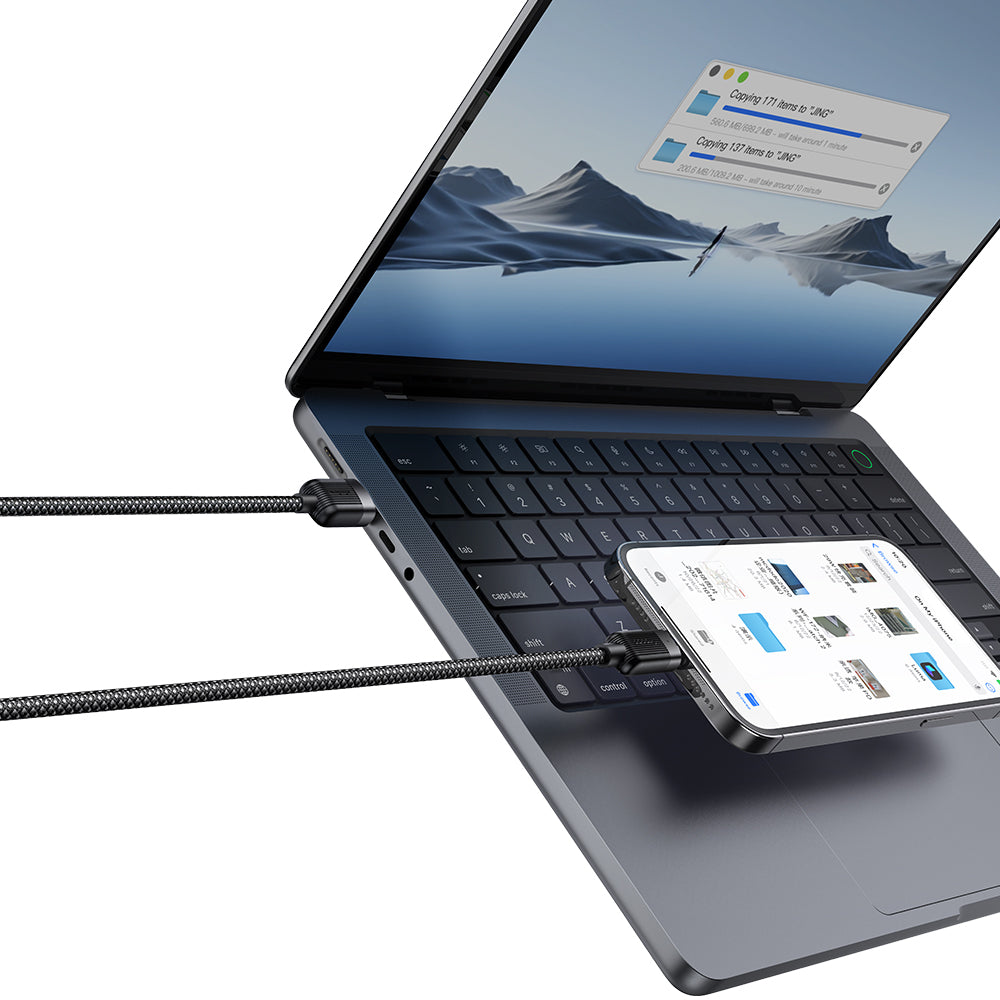 Mcdodo USB-C to Lightning 36W Magnetic Self-Winding Cable CA-201