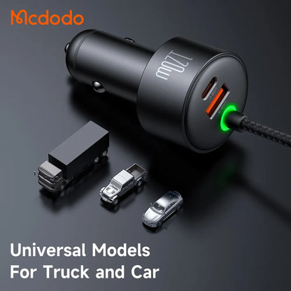 128W. 4-in-1 Car charger